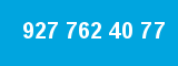 927 762 40 77 927 762 40 77
